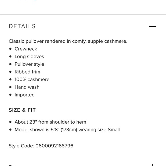 100% Cashmere Sweater - Picture 4 of 5